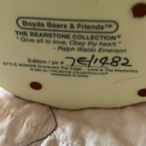 Boyd’s Bears & Friends Angel Bear Pair of Figurines - Picture 4 of 6